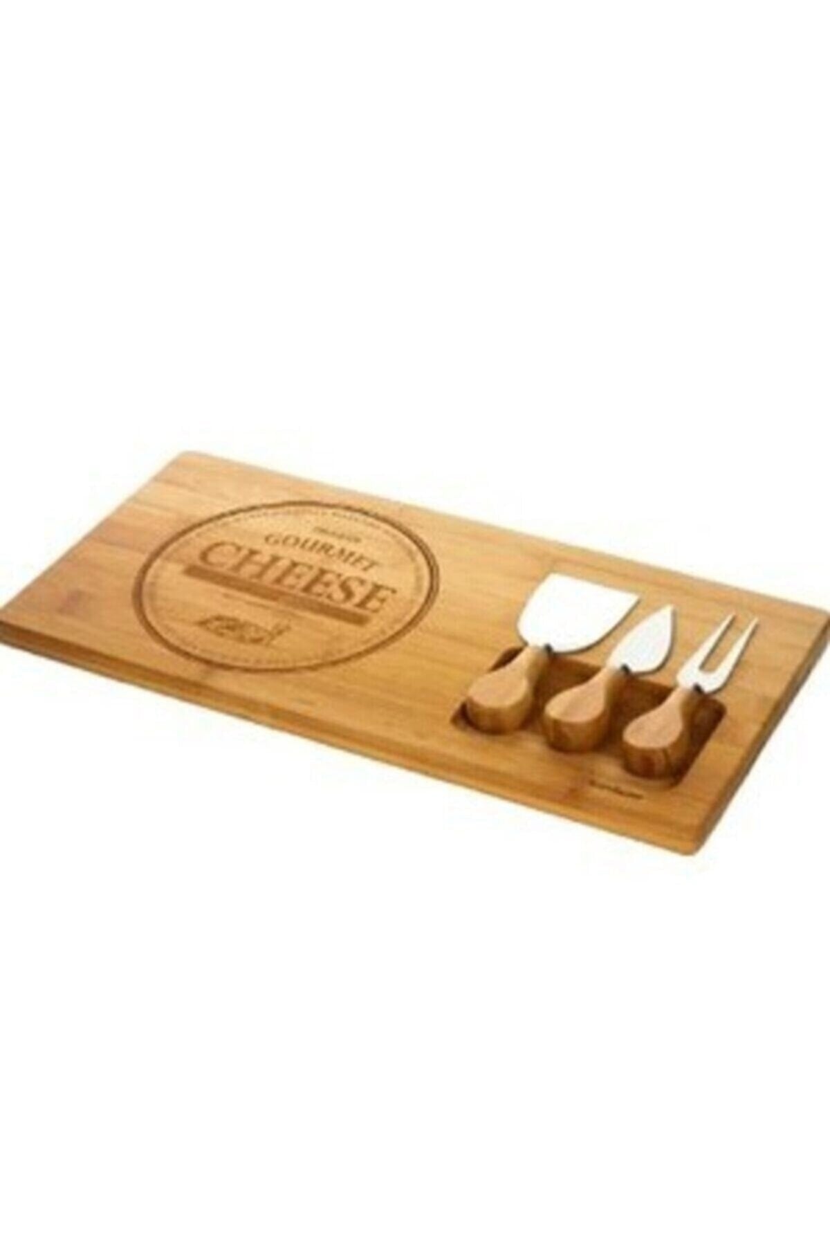 Bamboo 4 Piece Cheese Serving Board Set