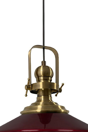 Cherry Nobility Single Chandelier Antique Headboard Retro Pendant Lamp Restaurant Cafe Living Room Chandeliers