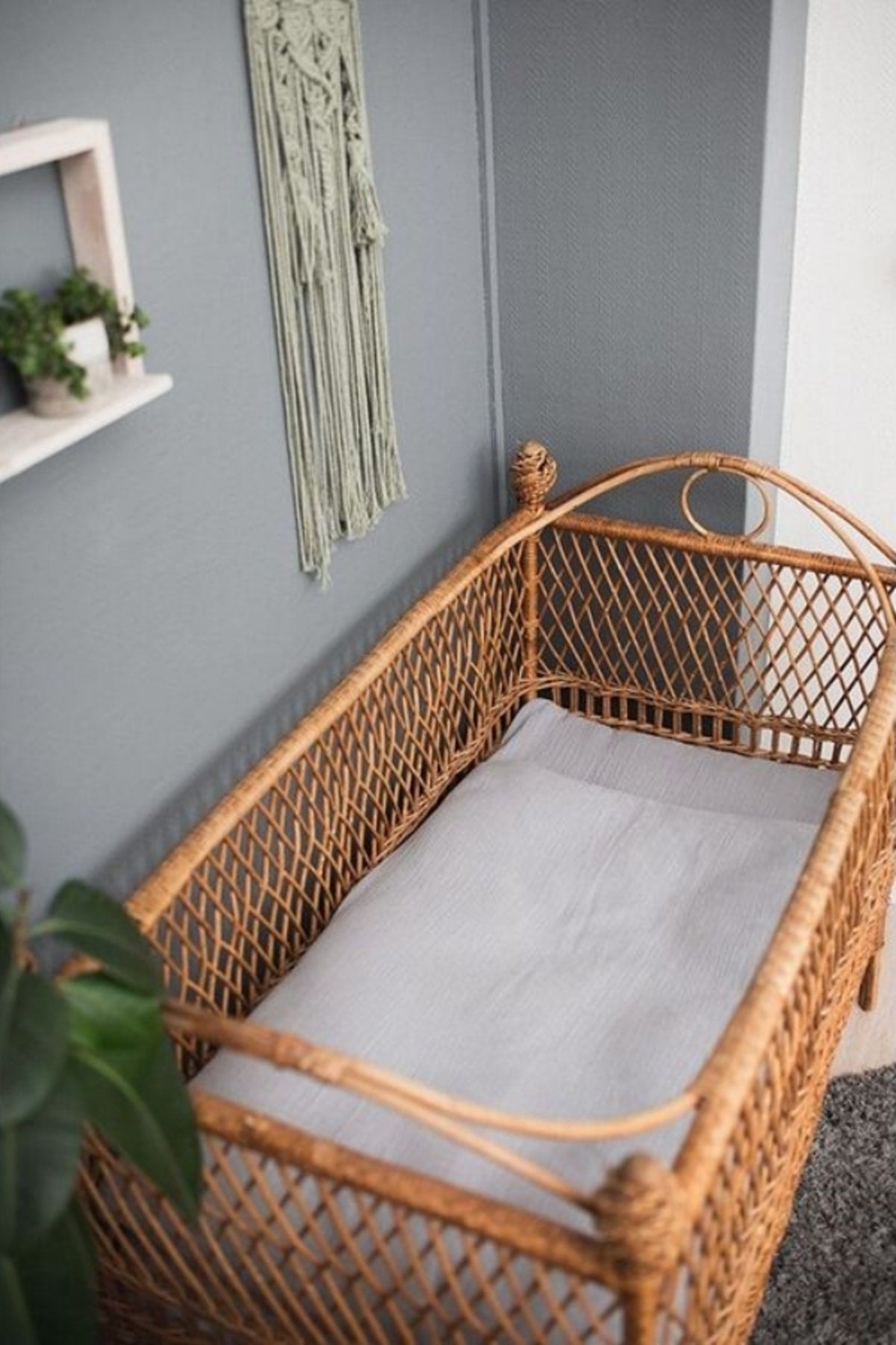 Baby-Bettwäsche-Set 70 x 120 cm, 100 % Bio-Baumwolle, +15 cm Betthöhe