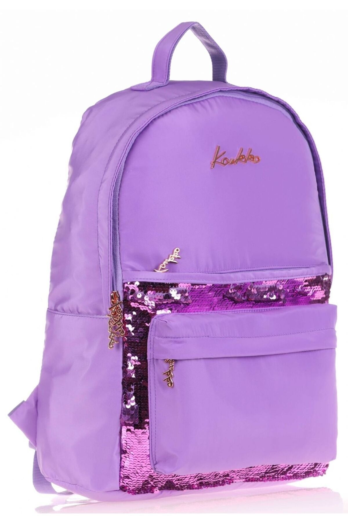 Llia Sequin School Bag and Pencil Holder Set - Girls