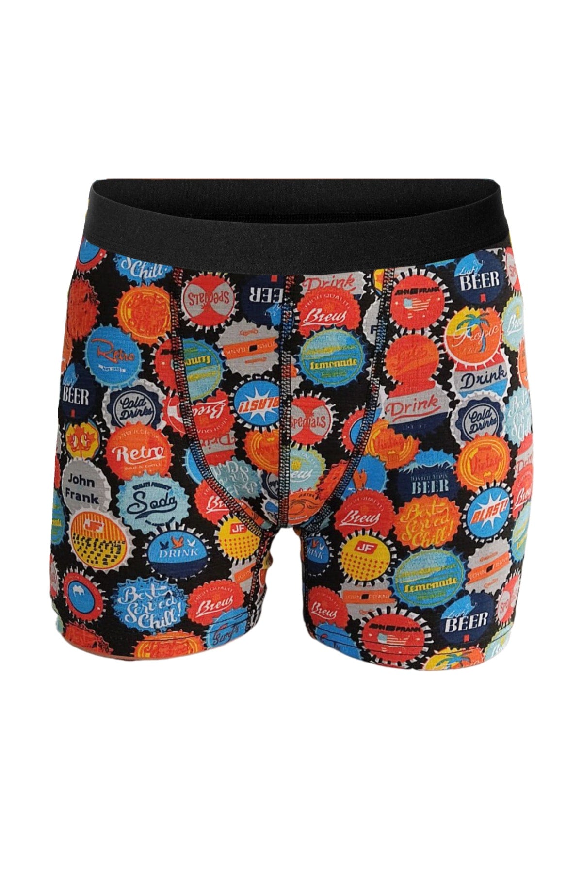 Patterned Plain Mixed Men'S 9 Pack Cotton Boxer