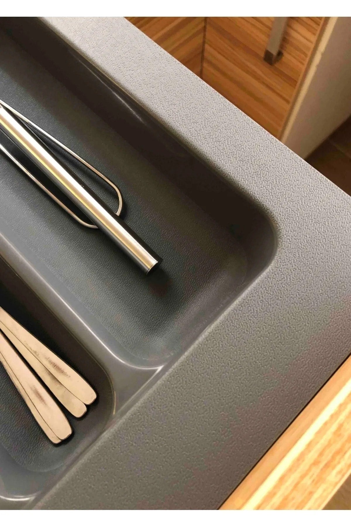55X49 Gray Drawer Cutlery Ladle Drawer Organizer Organizer Shelf