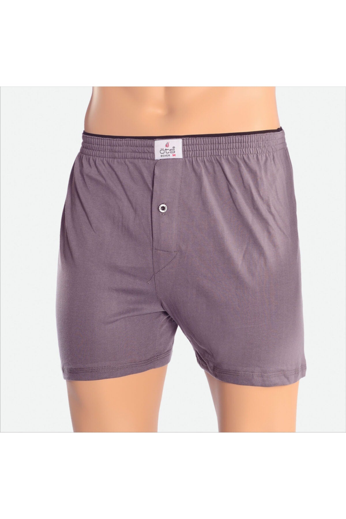Men'S Colored 6 Pieces Single Jersey Boxer Dark (100% Cotton)