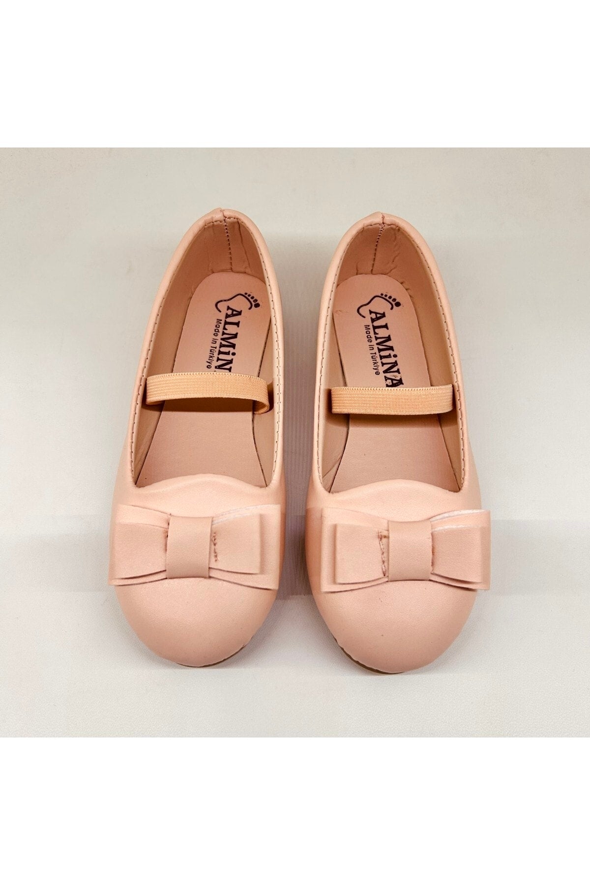 Shoes Girls' Bow Tie Detailed Powder Flat Shoes