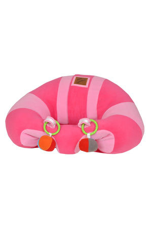 Rassel Fuchsia-Pink Baby Sitzkissen Stützkissen Babysitz