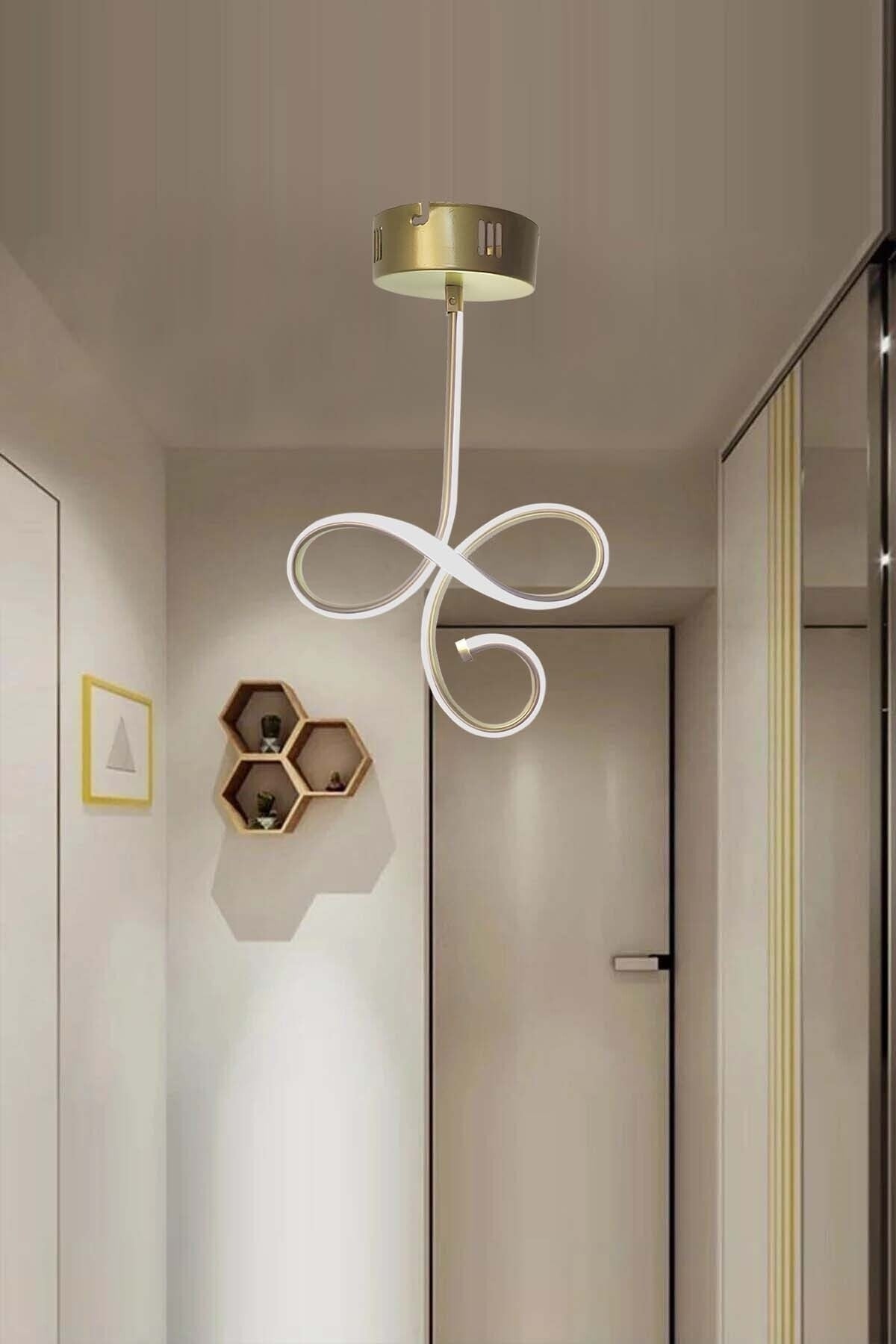Gold Pendant Lamp White Light Luxury Plafonier LED Chandelier 1 Year Company Warranty