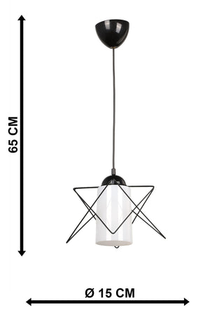 2 Pieces Modes Single Black-White Acrylic