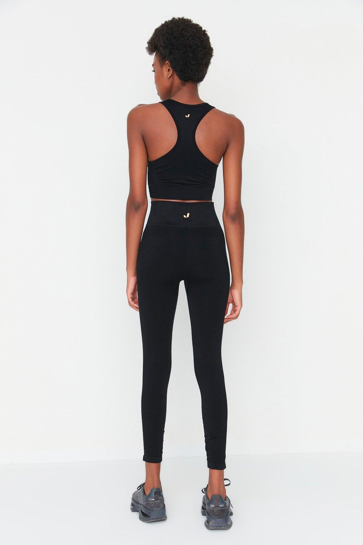 Vella - Black High Waist Lifting Tights - Swordslife