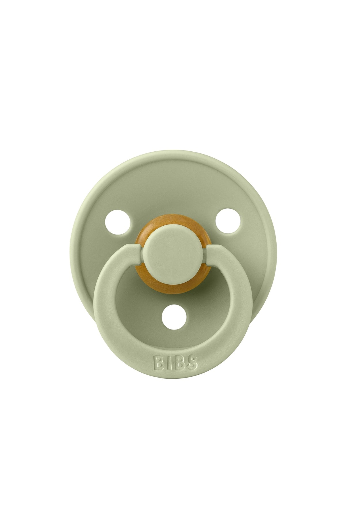 Color Rubber Pacifier - Sage 0-6 Months