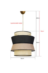 Laitue Pendant Lamp Chandelier Cream Black Beige