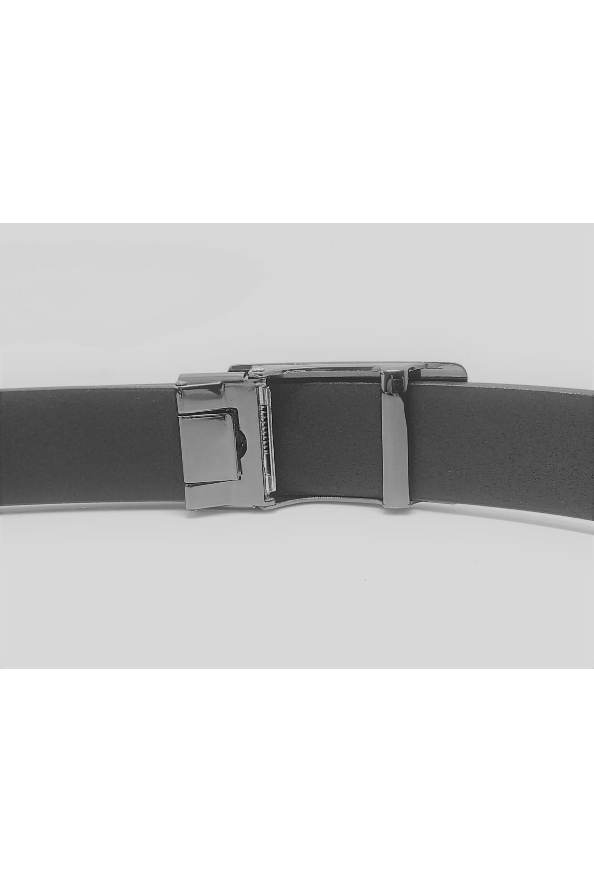Automatic Buckle Unperforated 100% Genuine Leather Belt