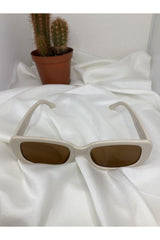 Unisex Vintage Sunglasses Cream Color - Swordslife