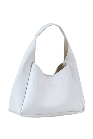 White Shk19 Zippered Imitation Leather Women'S Hand And Shoulder Bag With Wallet E:33 L:15 W:10 Cm