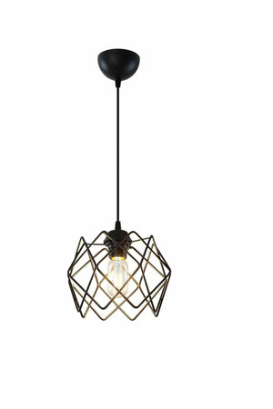 Black Multi Square Single Pendant Lamp Chandelier