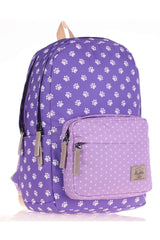 Purple Patiler Primary School Secondary School Bag and Pencil Holder Set - Girls