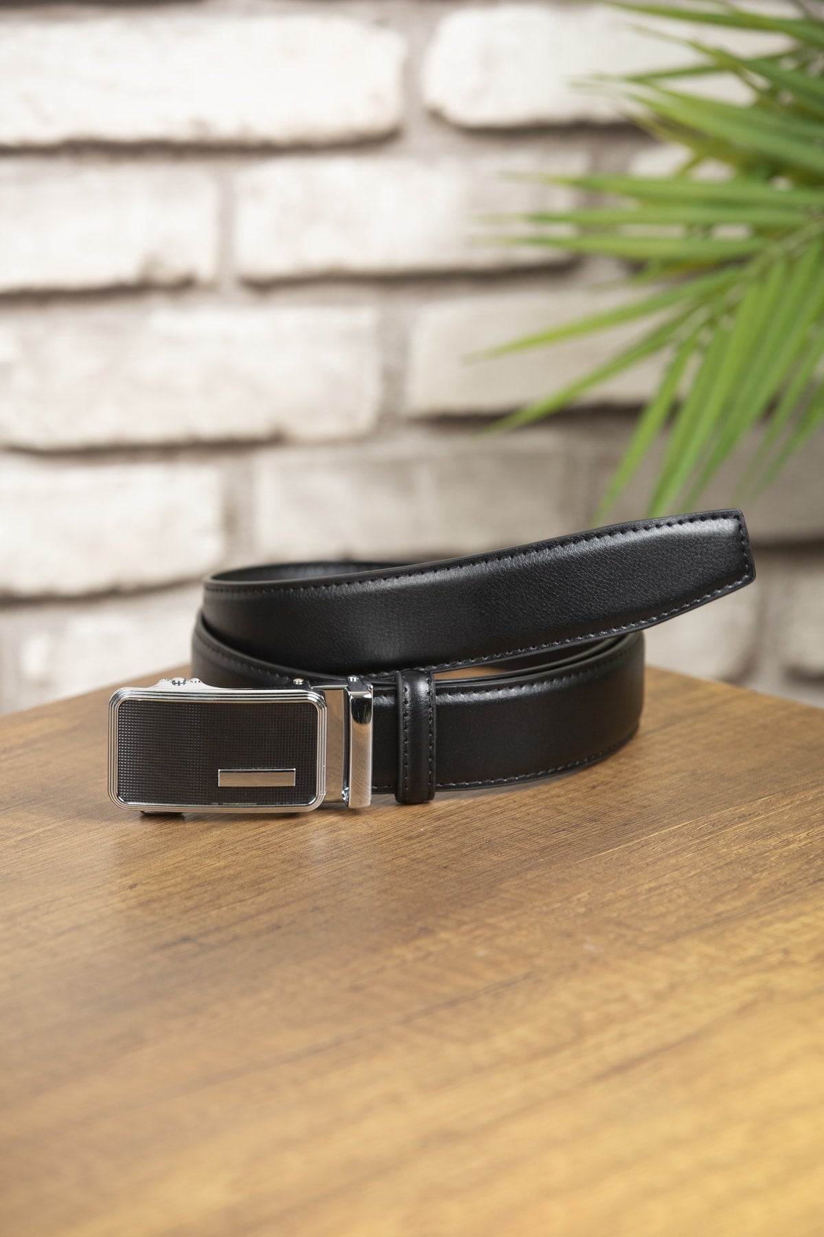 3.5 Cm Automatic Genuine Leather Belt