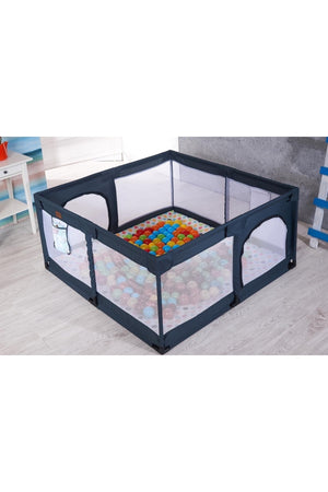 Playard Safe Baby und Kinder Spielplatz Laufstall 125X125 Spielmatte und Bälle