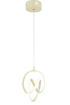 Venita Cream Modern Pendant Lamp Led Chandelier White Light Living Room Kitchen Room Led Chandelier