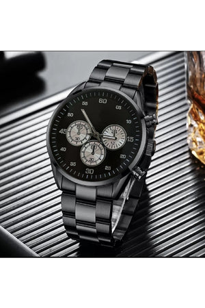 Wasserdichte Herrenarmbanduhr aus Edelstahl