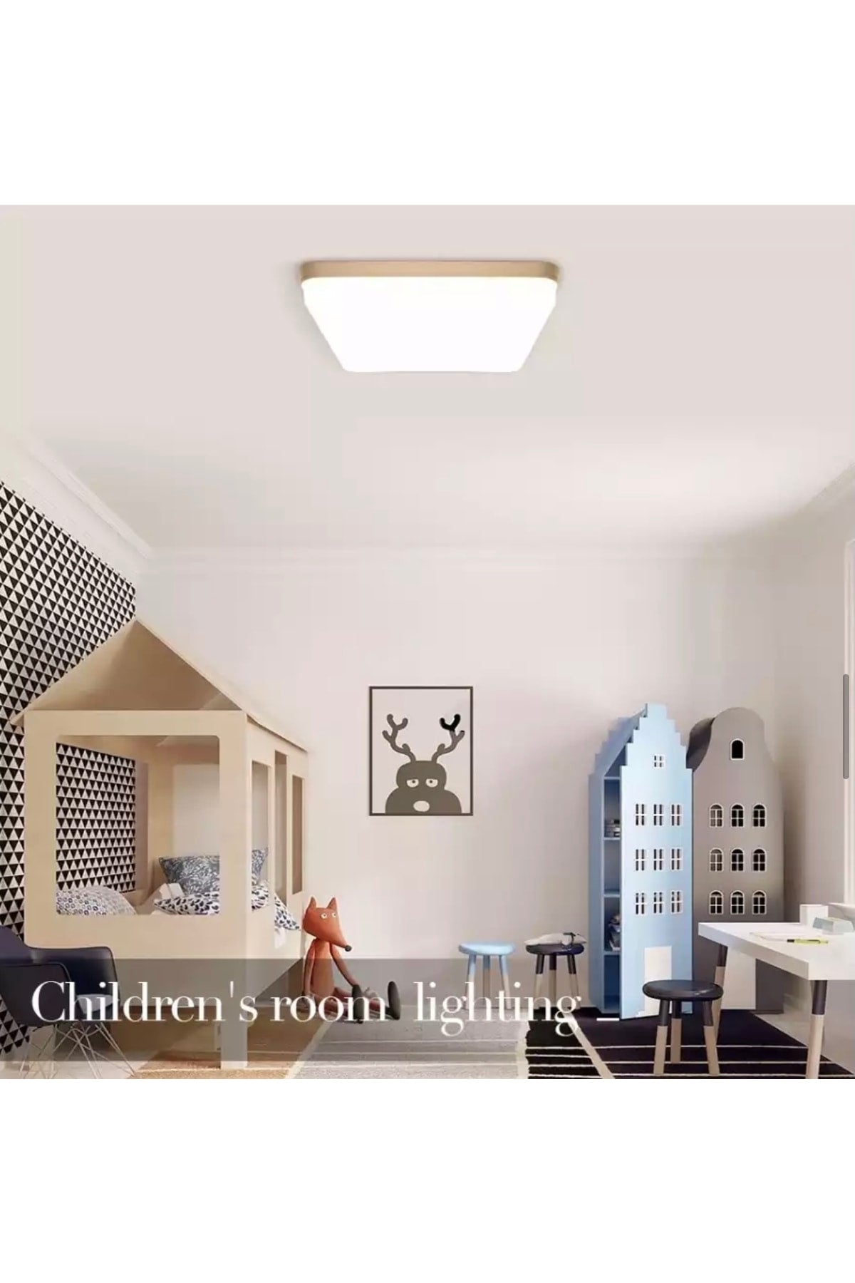 Modern Ceiling Square Plafonier Led Chandelier Panel Light 6500K White Light 30X30Cm