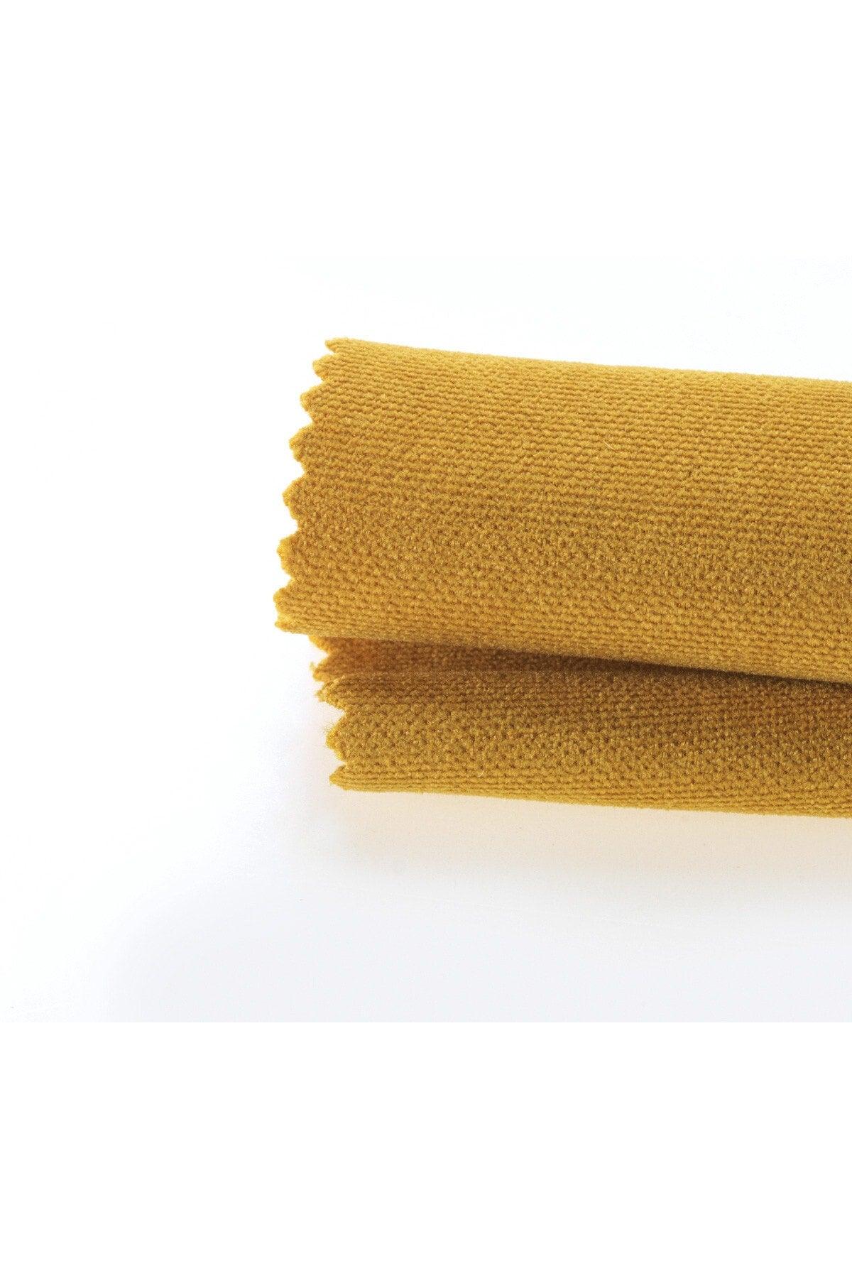 Velvet Textured Honeycomb Yellow Runner - Swordslife