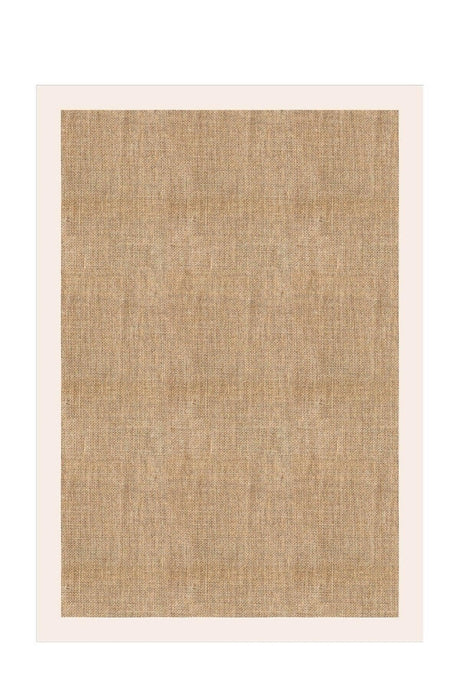 Digital Non-Slip Stain Resistant Washable Jute Look White Kitchen Carpet Living Room Carpet Balcony Carpet - Swordslife