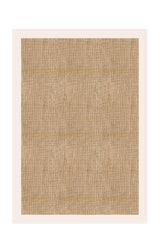 Digital Non-Slip Stain Resistant Washable Jute Look White Kitchen Carpet Living Room Carpet Balcony Carpet - Swordslife