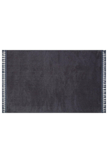 Puffy Bath Mat 2 Li Fringed Washable Anthracite - Swordslife