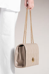 Women's Gold Color Chain Shoulder Bag Delbin Mink