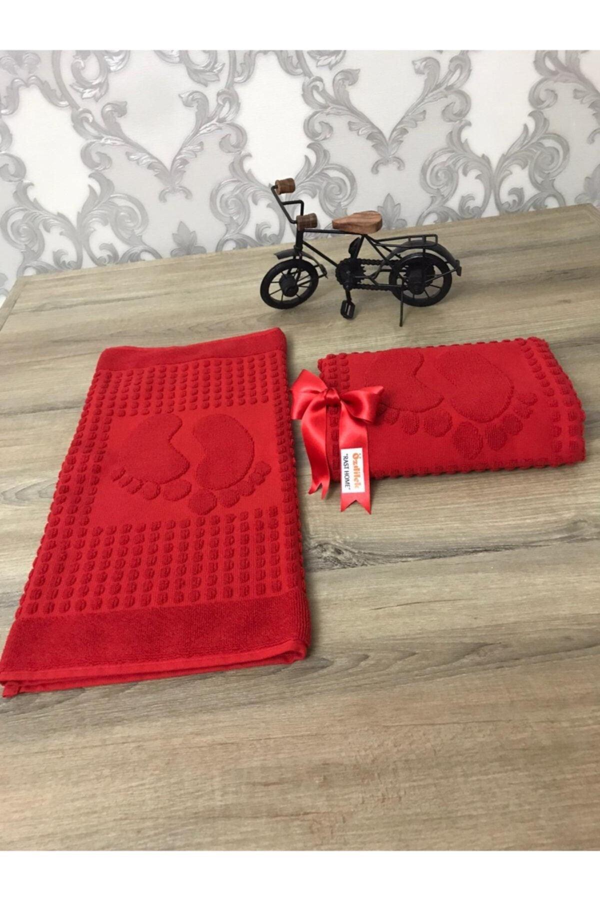 Bath Towel Set of 2 (Red) - Swordslife
