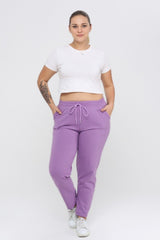 Large Size Elastic Waist High Waist Comfort Model Two Pockets Comfortable Lycra 4-Season Sweatpants - Swordslife