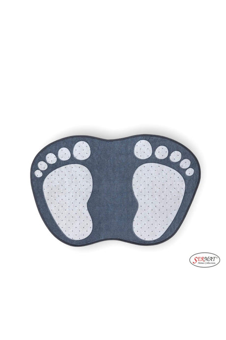 Footprint Pattern Bath Mat 40cmx60cm - Swordslife