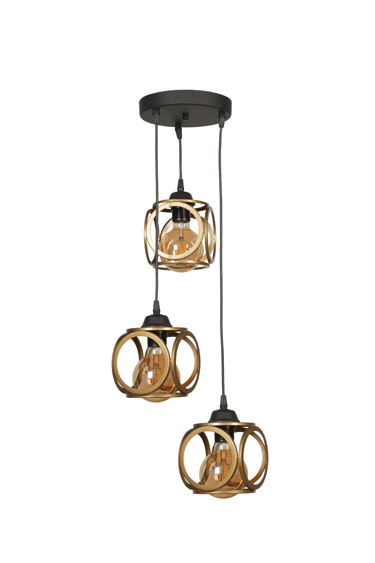Savaş 3Rd Chandelier Antiqued