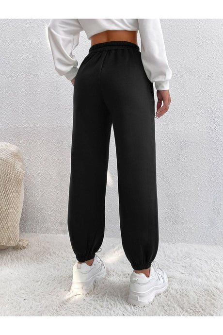 Foxskin Black Women's California West Coast Printed Summer Sweatpants - Swordslife