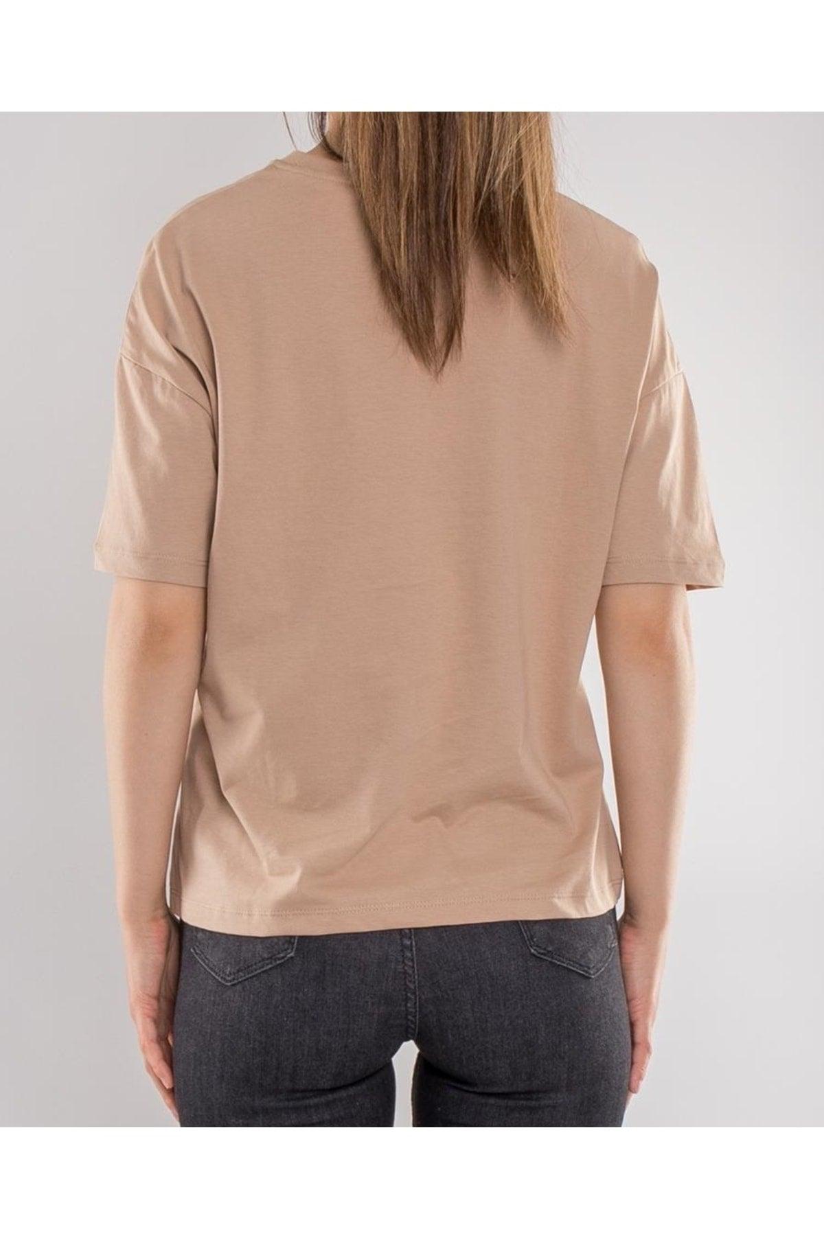 3683 Basic T-shirt-beige2 - Swordslife
