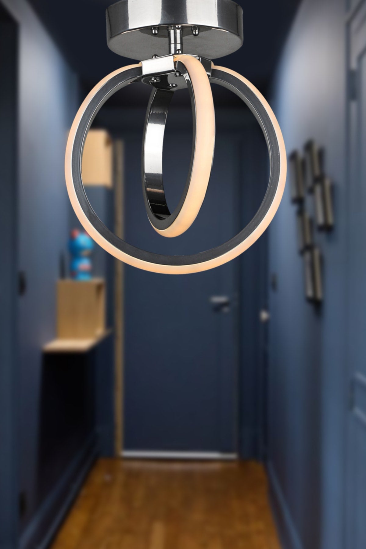 Sezen Led Deckenleuchter Einzelleuchter Chrom