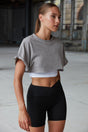 Black Gatherer Double Breasted Waist Detailed Sport Shorts Tights TWOSS21SR0714 - Swordslife