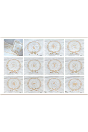 Zodiac Embroidery Cotton Satin Baby Duvet Cover Set - Scorpio