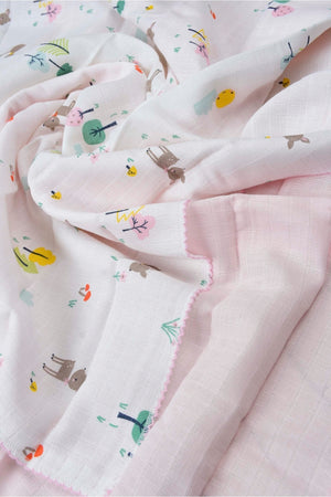 Boxed 2 Muslin Blanket 95X80 Cm