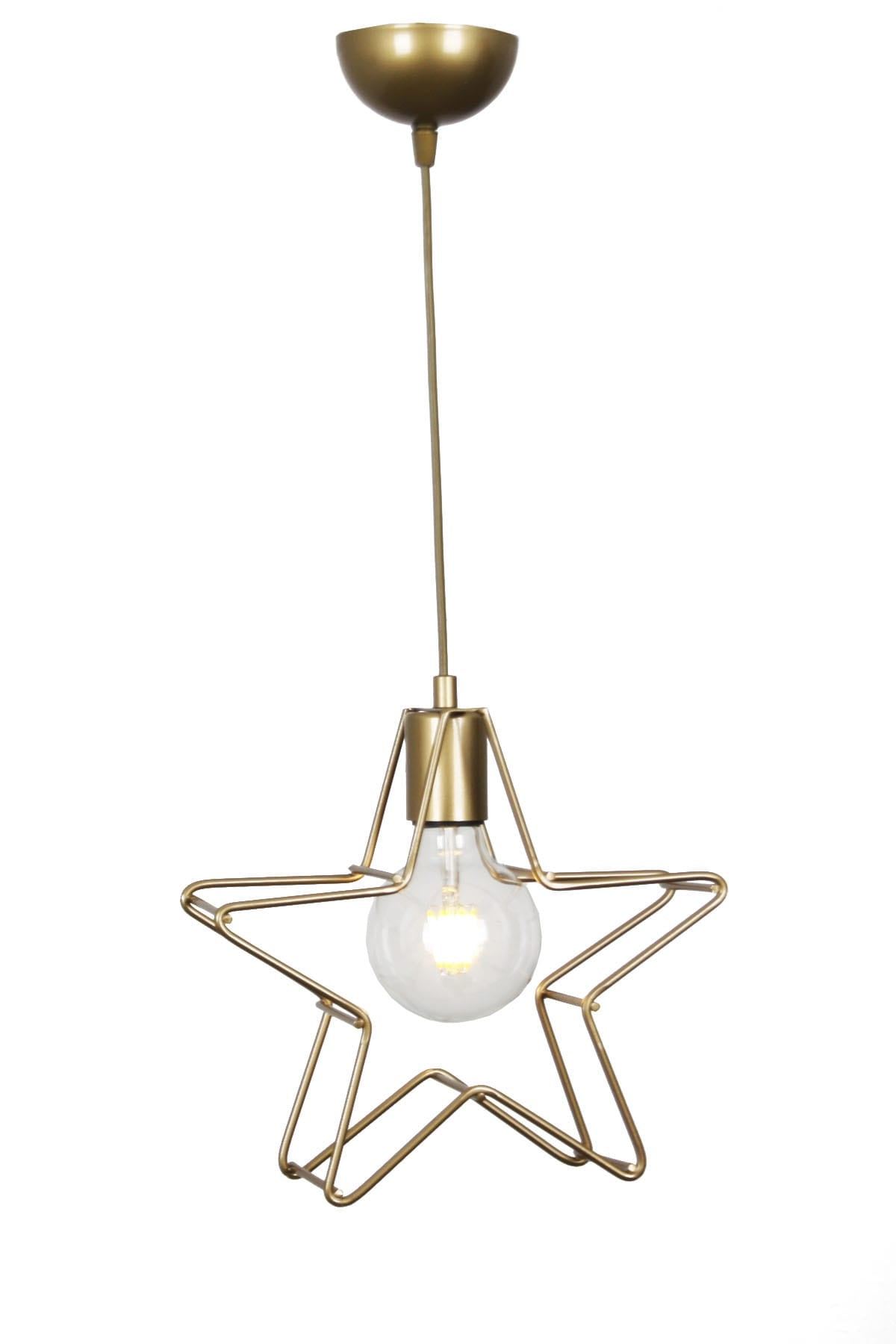 Valencia Star Single Gold Antik lackiert Modern Kronleuchter