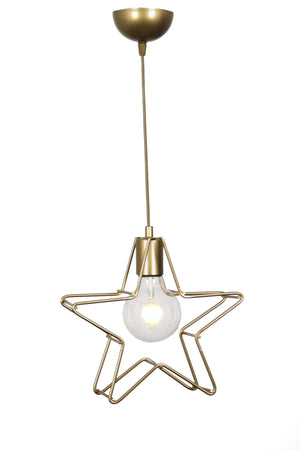 Valencia Star Single Gold Antik lackiert Modern Kronleuchter
