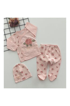 Functional Mother Baby Care Backpack, 100% Cotton Hospital Outlet And Chickpea Blanket Set