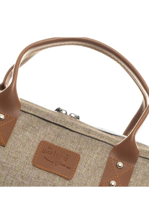 Lux Wasserdichter, schmutzabweisender, funktionaler Babypflege-Rucksack, Beige