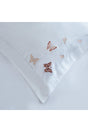 Butterfly Double Duvet Cover Set 200x220 cm White - Swordslife