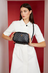 Black Monogram Women's Shoulder Bag 05PO22Y1543