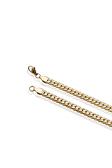 Steel 316 Non Tarnish 60 Cm / 6 Mm Thick Chain Necklace, Women Men Unisex 925 Silver Plated