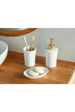 Venice 3 Piece Bath Set White - Swordslife
