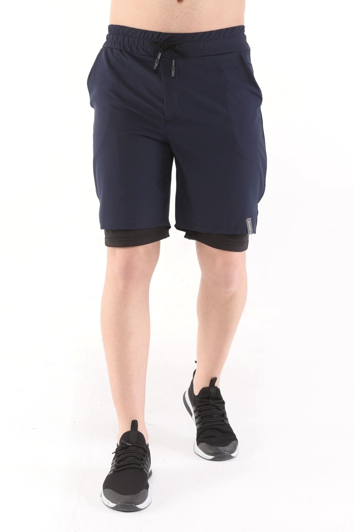Herren Laufhose Schnelltrocknend Micropoly Training Turf Fitness Kurze Strumpfhosen Outdoor Shorts