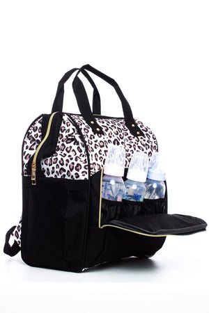 Babypflege-Rucksack, Babyflasche, Thermoskanne, Augen, Metallhaken, Kinderwagen mit Aufhänger