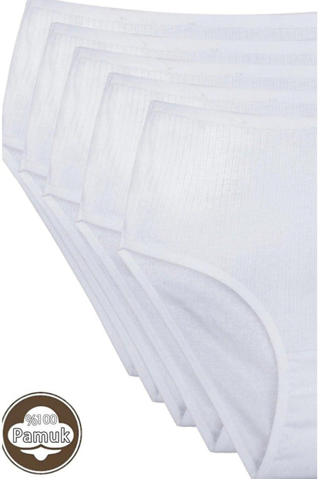5-Pack Mixed Women's High Waist Bato Cotton Panties - Swordslife